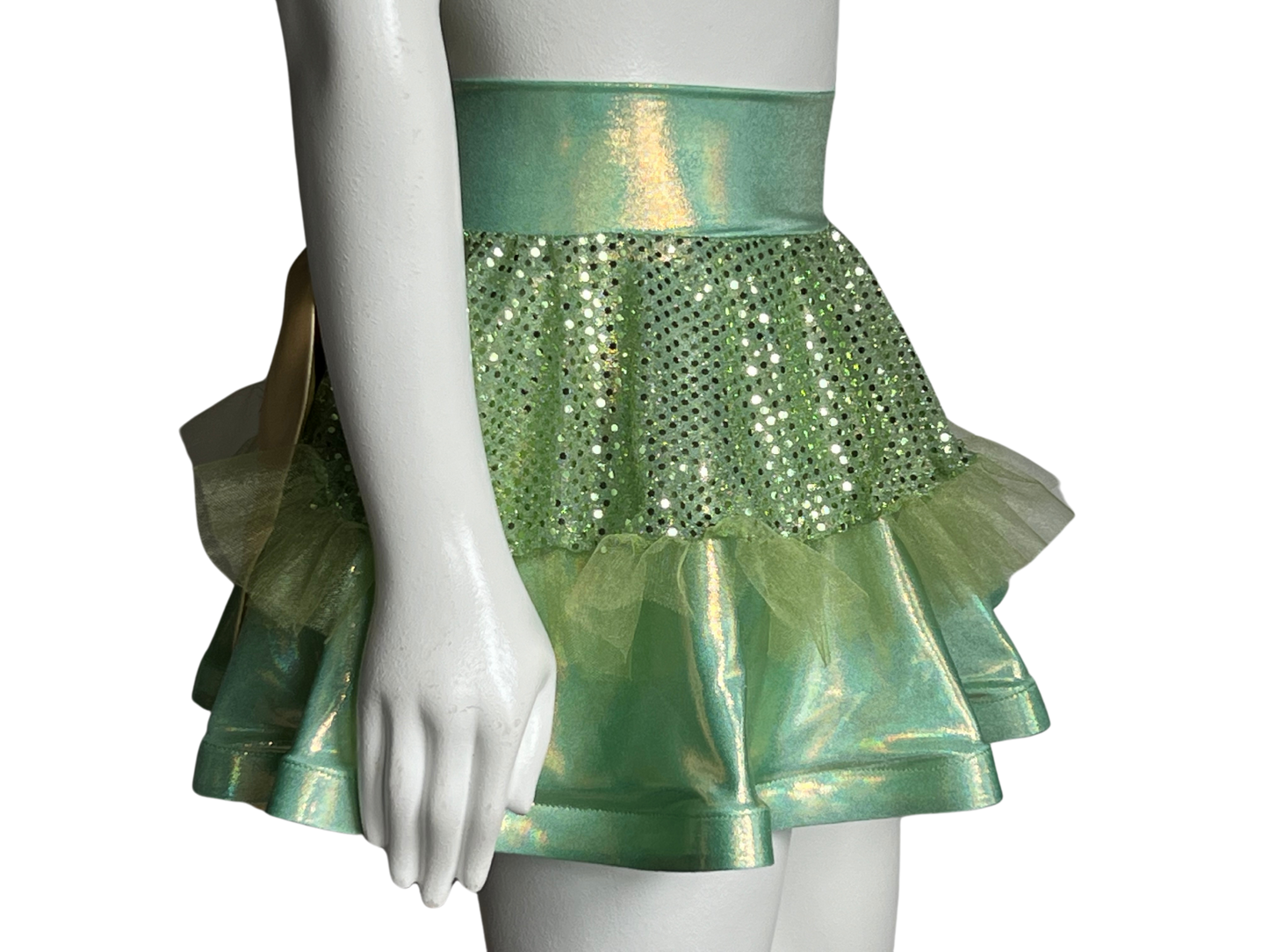 New Orleans Princess with a Frog Friend Badass Bow Skirt