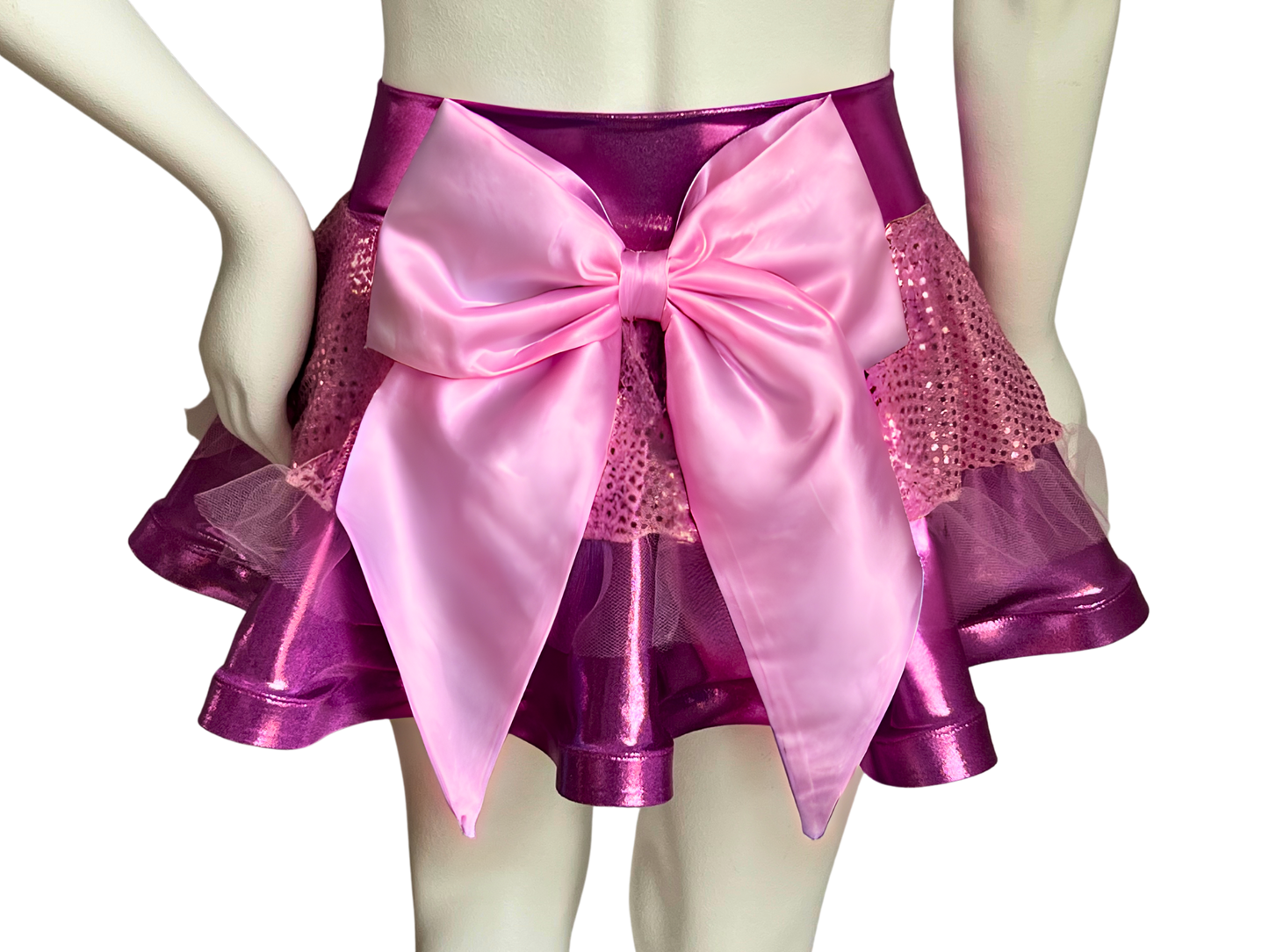 Orchid/Pink Badass Bow Skirt