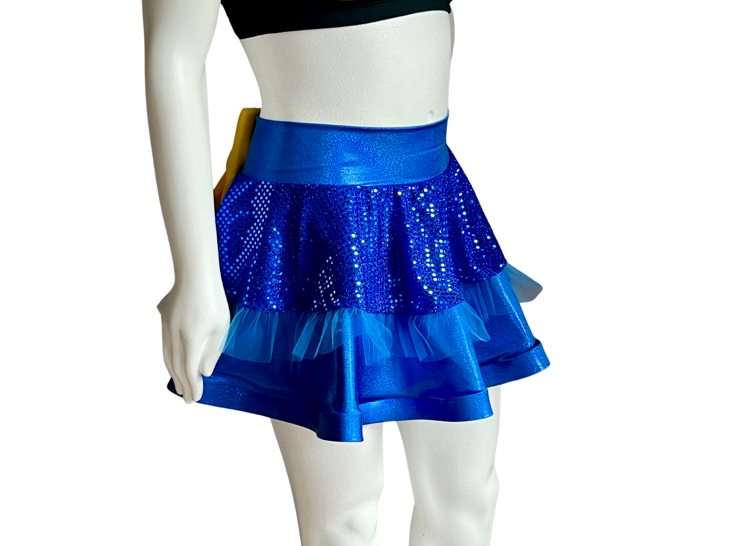 Royal Blue Badass Bow Skirt