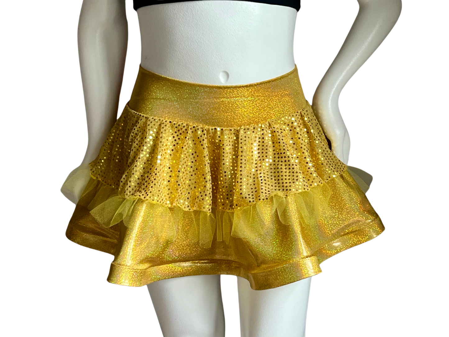 Gold Badass Bow Skirt