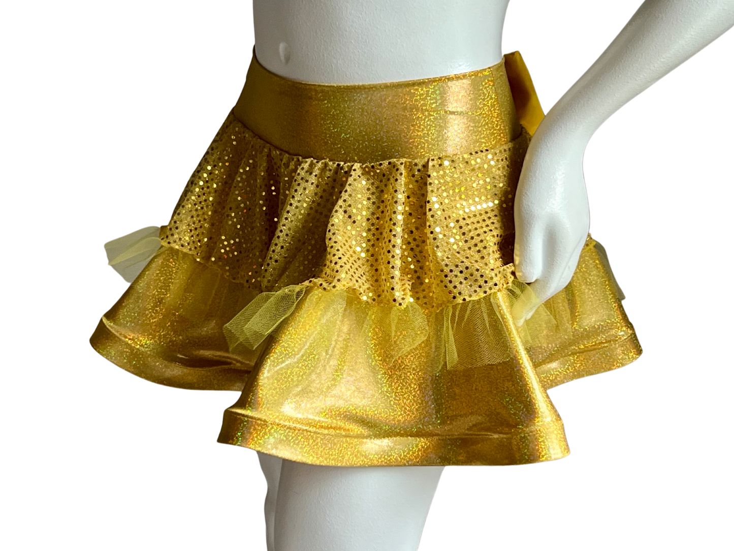 Gold Badass Bow Skirt