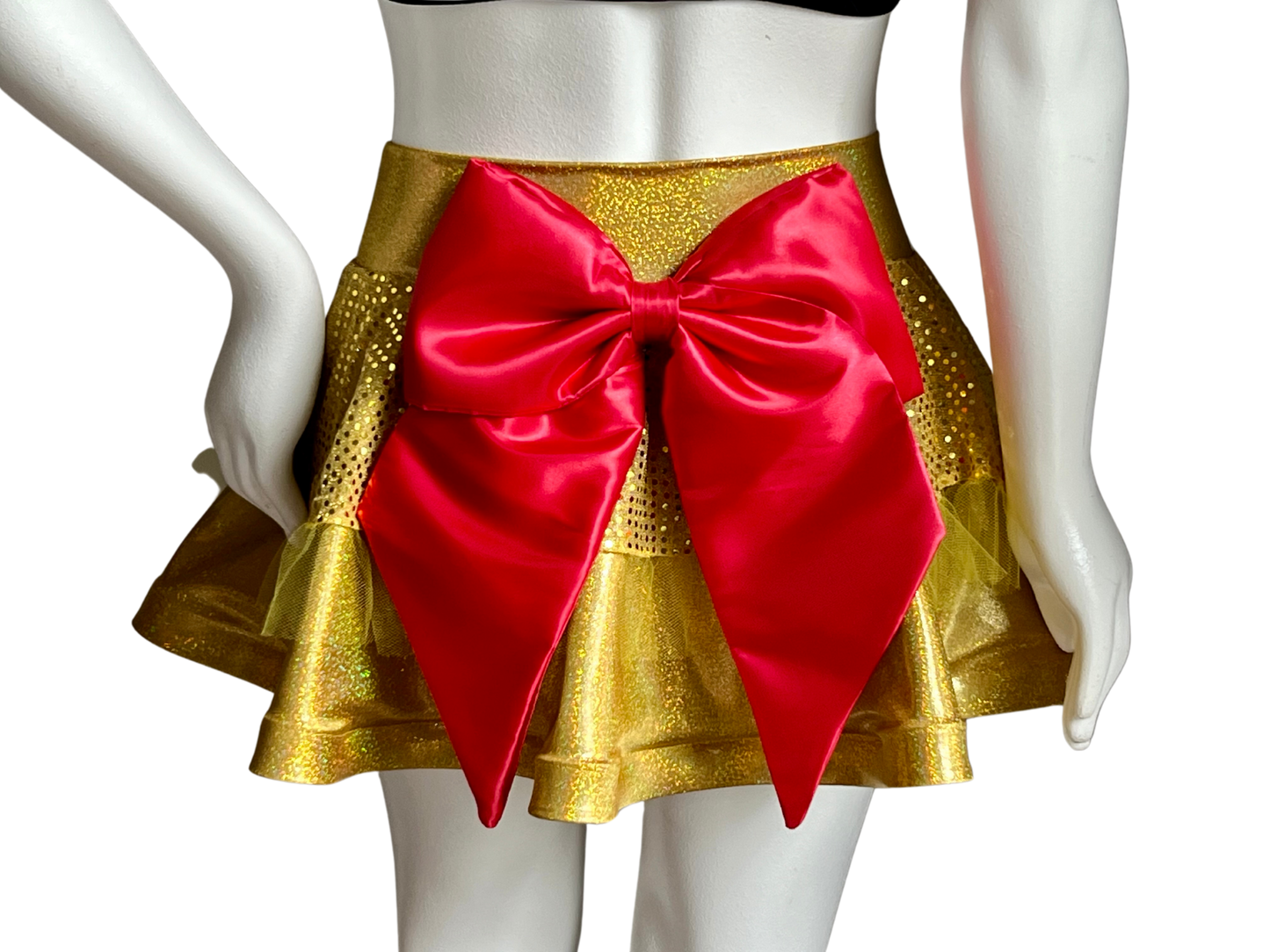 Gold Badass Bow Skirt