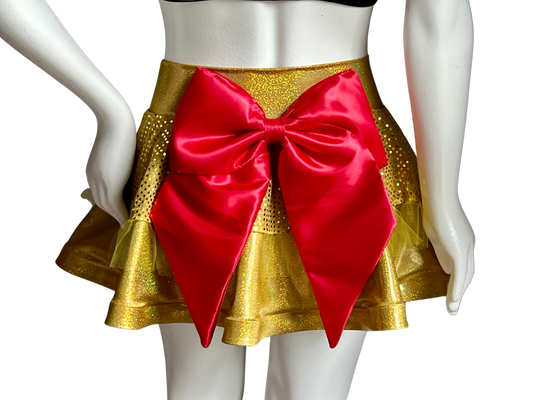 Princess Beauty with a Beast Badass Bow Skirt