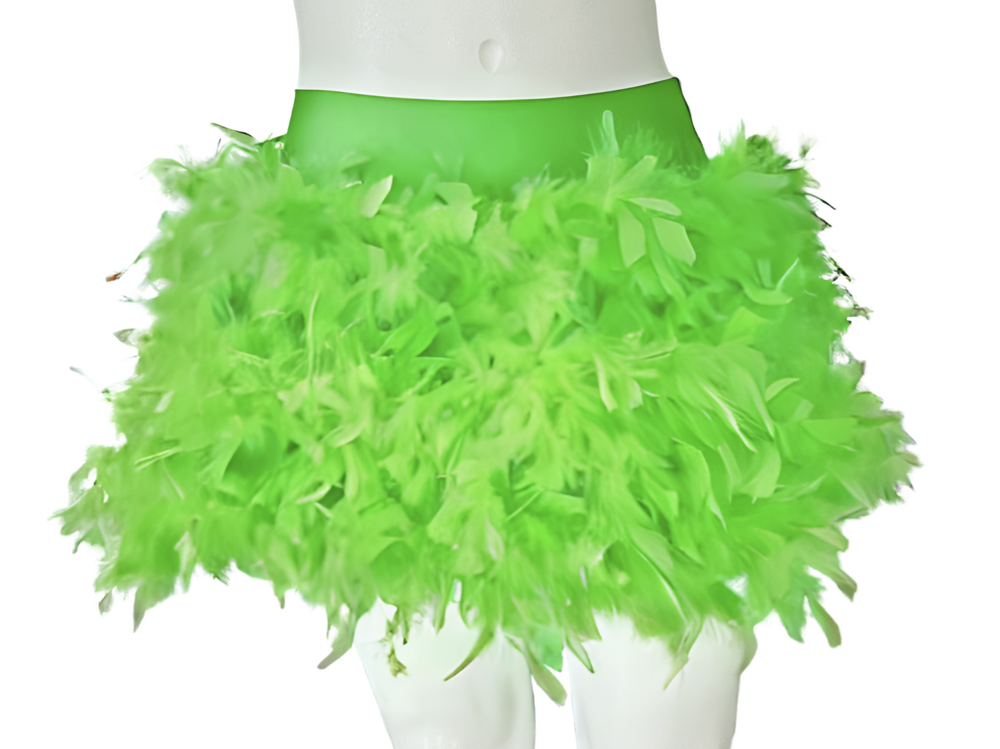 Green Feather Skirt