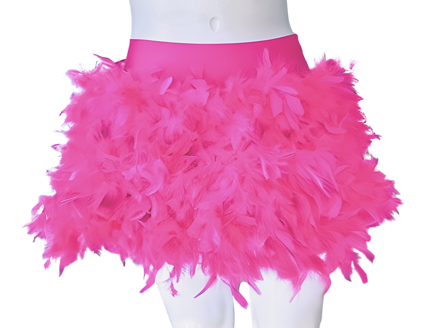 Pink Feather Skirt