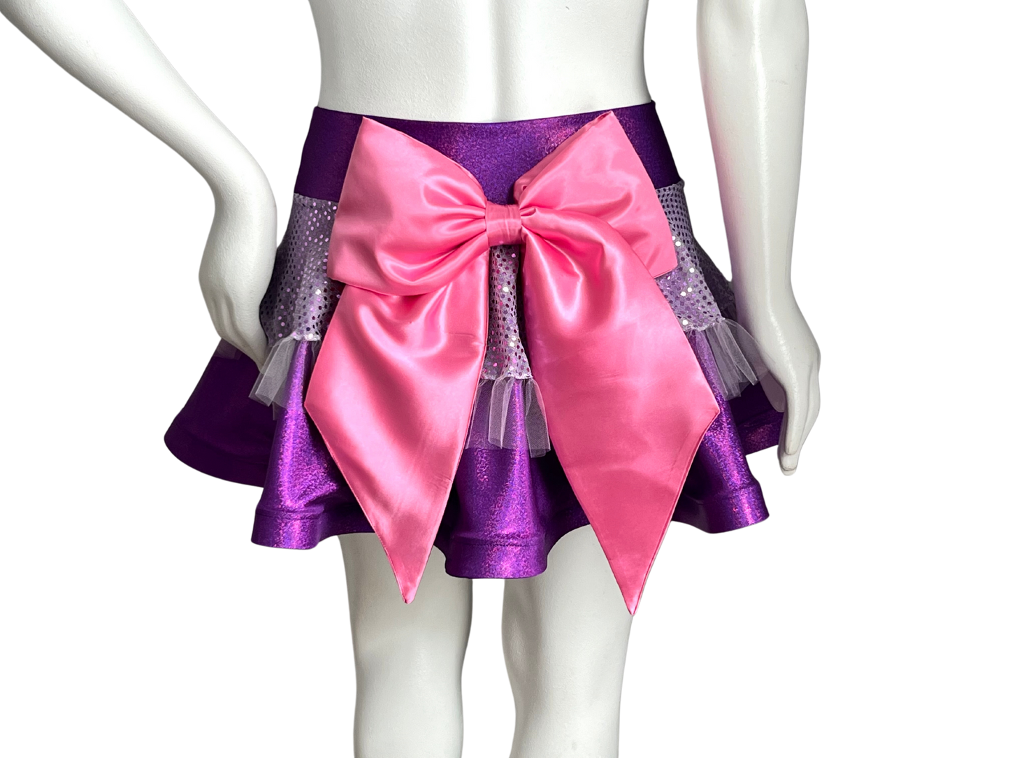 Purple/Lavender Badass Bow Skirt