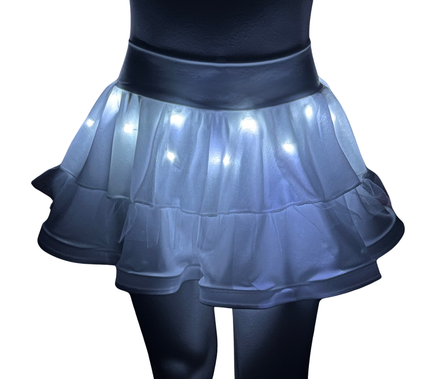 Ghost Dog with Zero Cares Light Up Badass Bow Skirt